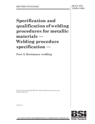 BS EN ISO 15609-5:2004