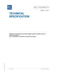 IEC TS 60815-1:2025