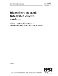 BS ISO/IEC 7816-2:2007
