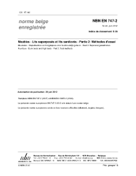 NBN EN 747-2:2012