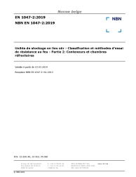 NBN EN 1047-2:2019
