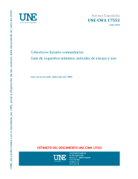 UNE-CWA 17553:2020