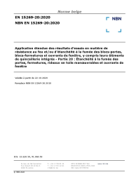 NBN EN 15269-20:2020