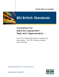 BS EN 60512-16-14:2008