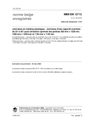 NBN EN 12712:2000