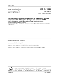 NBN EN 15025:2010