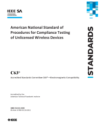 IEEE/ANSI/USEMCSC C63.10:2020