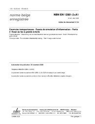 NBN EN 12881-2+A1:2008