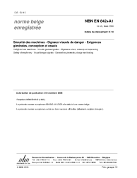 NBN EN 842+A1:2009