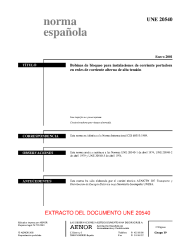 UNE 20540:2001