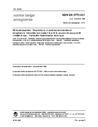 NBN EN 3773-001:1999