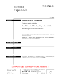 UNE 135460-3-1:2006 (R2022)