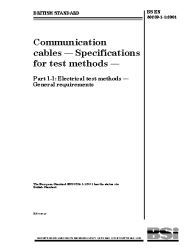 BS EN 50289-1-1:2001