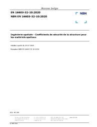 NBN EN 16603-32-10:2020