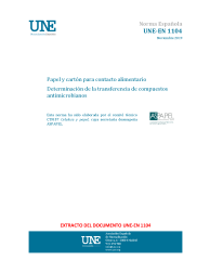 UNE-EN 1104:2019