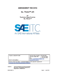 SAE TS 250AR-2:2016-04-07