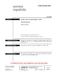 UNE-EN ISO 5555:2002 (R2006)