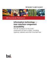 PD ISO/IEC TS 20071-25:2017