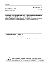 NBN EN 15162:2008