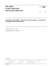 NBN EN ISO 13850:2015