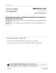 NBN EN ISO 21567:2004