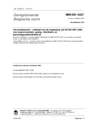 NBN EN 12507:2005