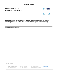NBN ISO 4250-1:2023