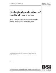 BS EN ISO 10993-17:2002