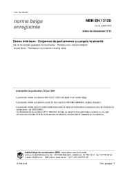 NBN EN 13120:2004