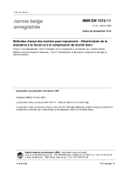 NBN EN 1015-11:1999