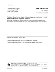 NBN EN 14020-2:2003