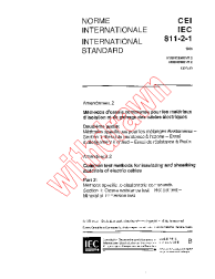 IEC 60811-2-1:1986/AMD2:1993