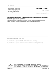 NBN EN 16286-1:2013