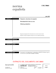 UNE 38860:2003 (R2017)