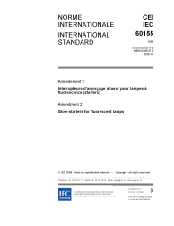 IEC 60155:1993/AMD2:2006
