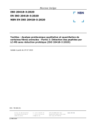 NBN EN ISO 20418-3:2020