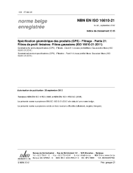 NBN EN ISO 16610-21:2012