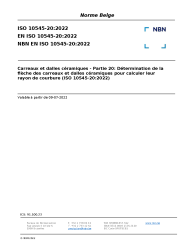 NBN EN ISO 10545-20:2022