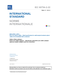 IEC 60794-2-22:2016