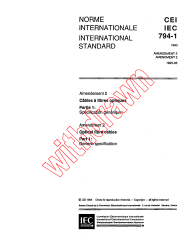 IEC 60794-1:1993/AMD2:1995