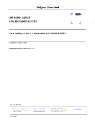 NBN ISO 8000-1:2023