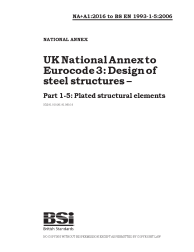 NA+A1:2016 to BS EN 1993-1-5:2006