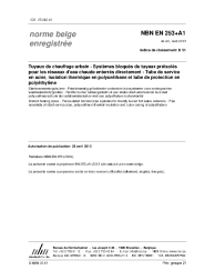 NBN EN 253+A1:2013