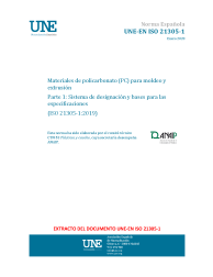 UNE-EN ISO 21305-1:2020
