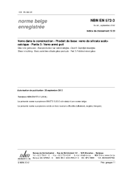 NBN EN 572-3:2012