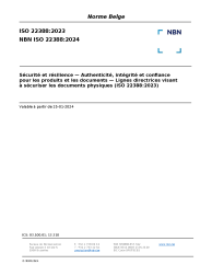 NBN ISO 22388:2024