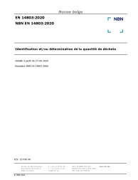 NBN EN 14803:2020