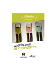 Guide d'étalonnage des spectrophotomètres