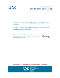 UNE-EN 1366-12:2015+A1:2021