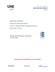 UNE-EN ISO 6508-3:2024